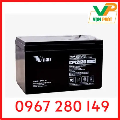 Bình Ắc Quy Vision CP12120 (12V-12Ah)
