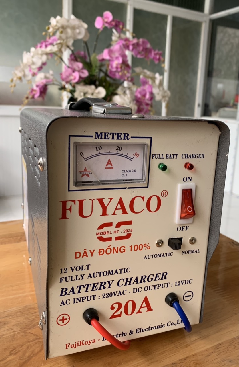 Máy Sạc Tự Động 20A - Fuyaco Dây Đồng