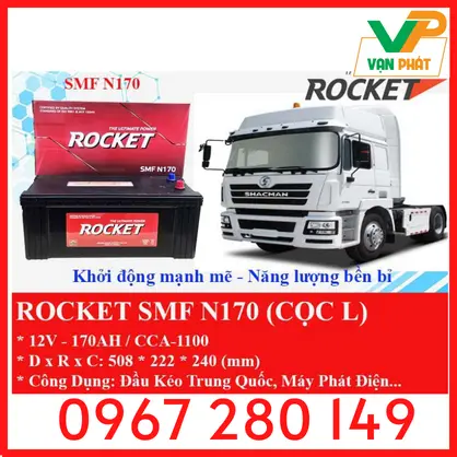 Bình Ắc Quy Rocket SMF N170 (12V-170Ah)