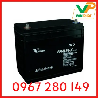 Bình Ắc Quy Vision 6FM134-X 12V-134Ah