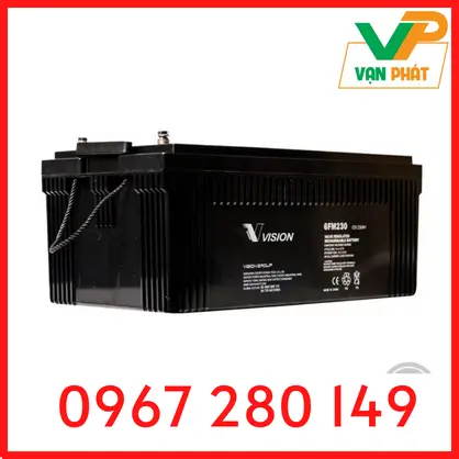 Báo Giá Bình Ắc Quy Vision 6FM230-X 12V-230Ah