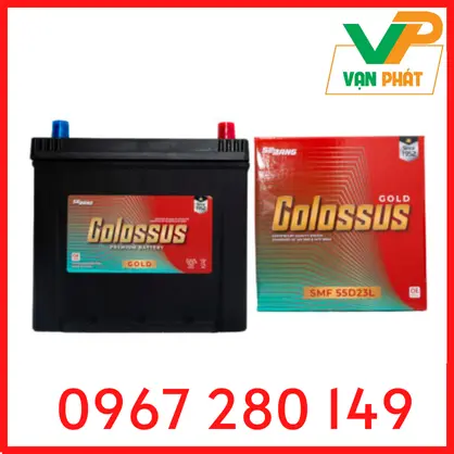 Bình Ắc Quy Colossus SMF 55D23L (12V-60Ah)