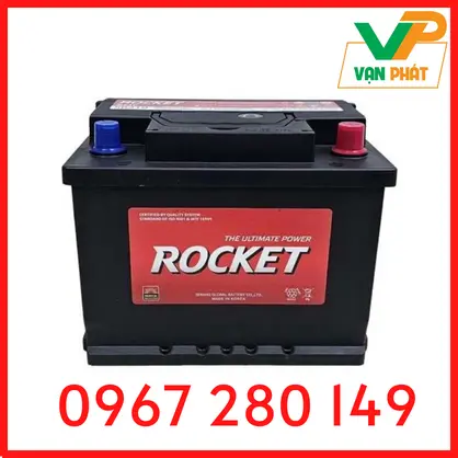 Ắc Quy Rocket SMF 56217 Cọc R (12V-62Ah)