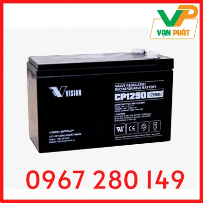 Bình Ắc Quy Vision CP1290 (12V-9Ah)