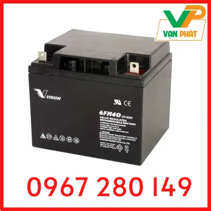 Bình Ắc Quy Vision 6FM40E-X (12V-40Ah)