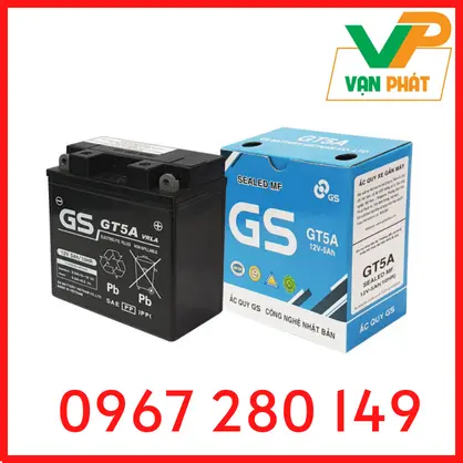Ắc Quy GS GT5A (12V-5Ah)