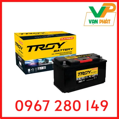Ắc Quy TROY CMF DIN80L-LBN (12V-80Ah)
