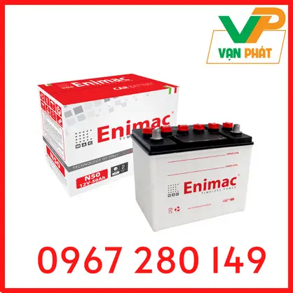 ẮC QUY ENIMAC N50 (12V-50Ah)
