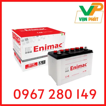ẮC QUY ENIMAC N70 (12V-70Ah)
