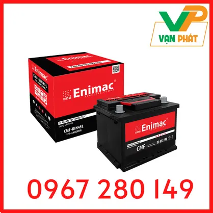 Ắc Quy Enimac DIN45L (12V-45Ah)
