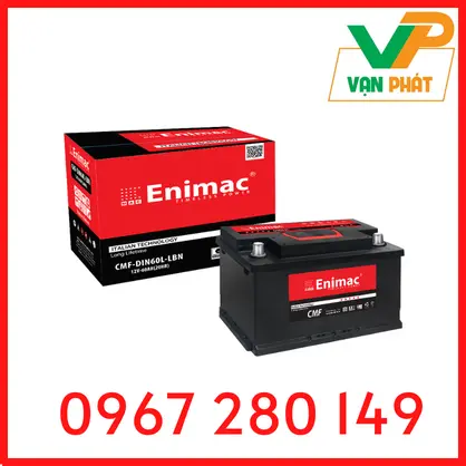 Ắc Quy Enimac DIN60L (12V-60Ah)