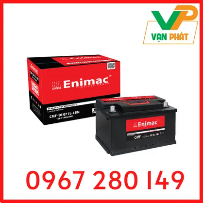 Ắc Quy Enimac DIN80L-LBN (12V-80Ah)