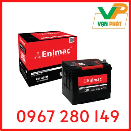 ẮC QUY ENIMAC CMF 55D23R (12V-60Ah)