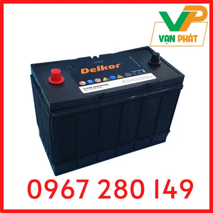 Ắc Quy Delkor 1111K (12V-100Ah) Cọc Chì