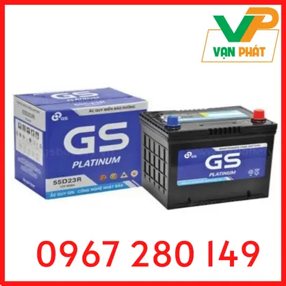 ẮC QUY GS MF 55D23L (12V 60AH)
