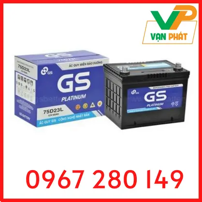 Ắc Quy GS MF 75D23L (12V-65Ah)