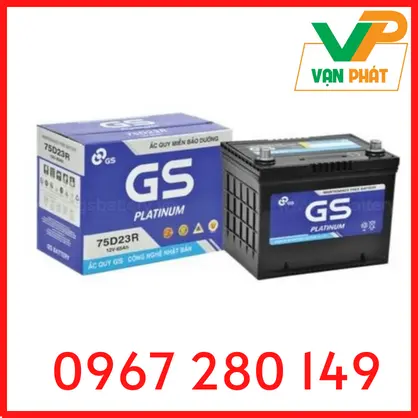 Ắc Quy GS MF 75D23R (12V-65Ah)