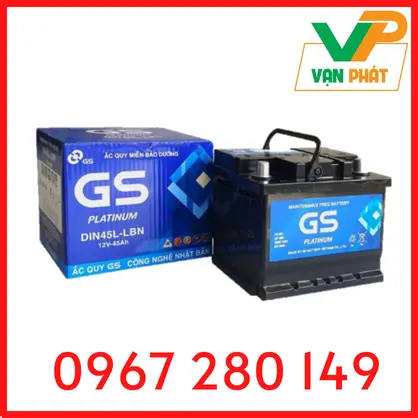Ắc Quy GS DIN45L (12V-45Ah)