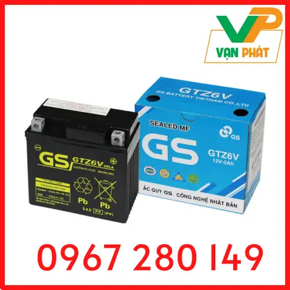 Ắc Quy GS GTZ6V (12V-5Ah)