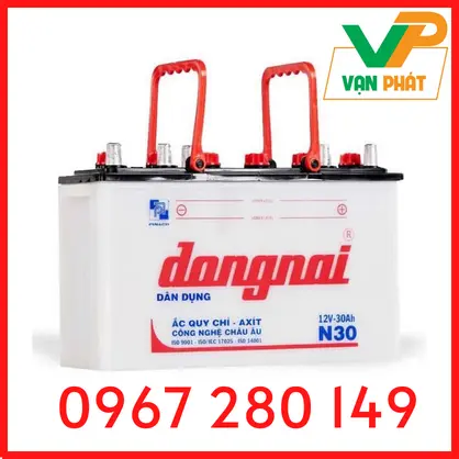 Ắc Quy Đồng Nai N30 (12V-30Ah)