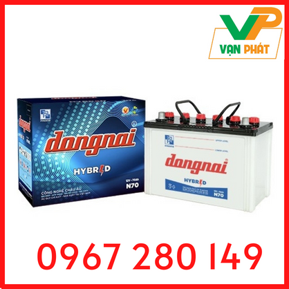 Ắc Quy Đồng Nai N70 (12V-70Ah)