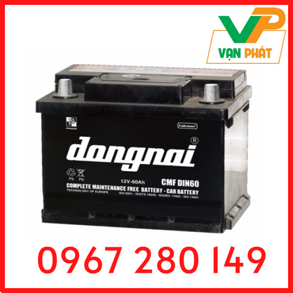 Ắc Quy Đồng Nai CMF DIN60-LBN (12V-60Ah)