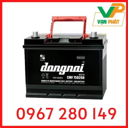 Ắc Quy Đồng Nai CMF 75D26L (12V-65Ah)