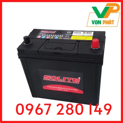 Ắc Quy Solite 55B24L(S) (12V-45Ah)